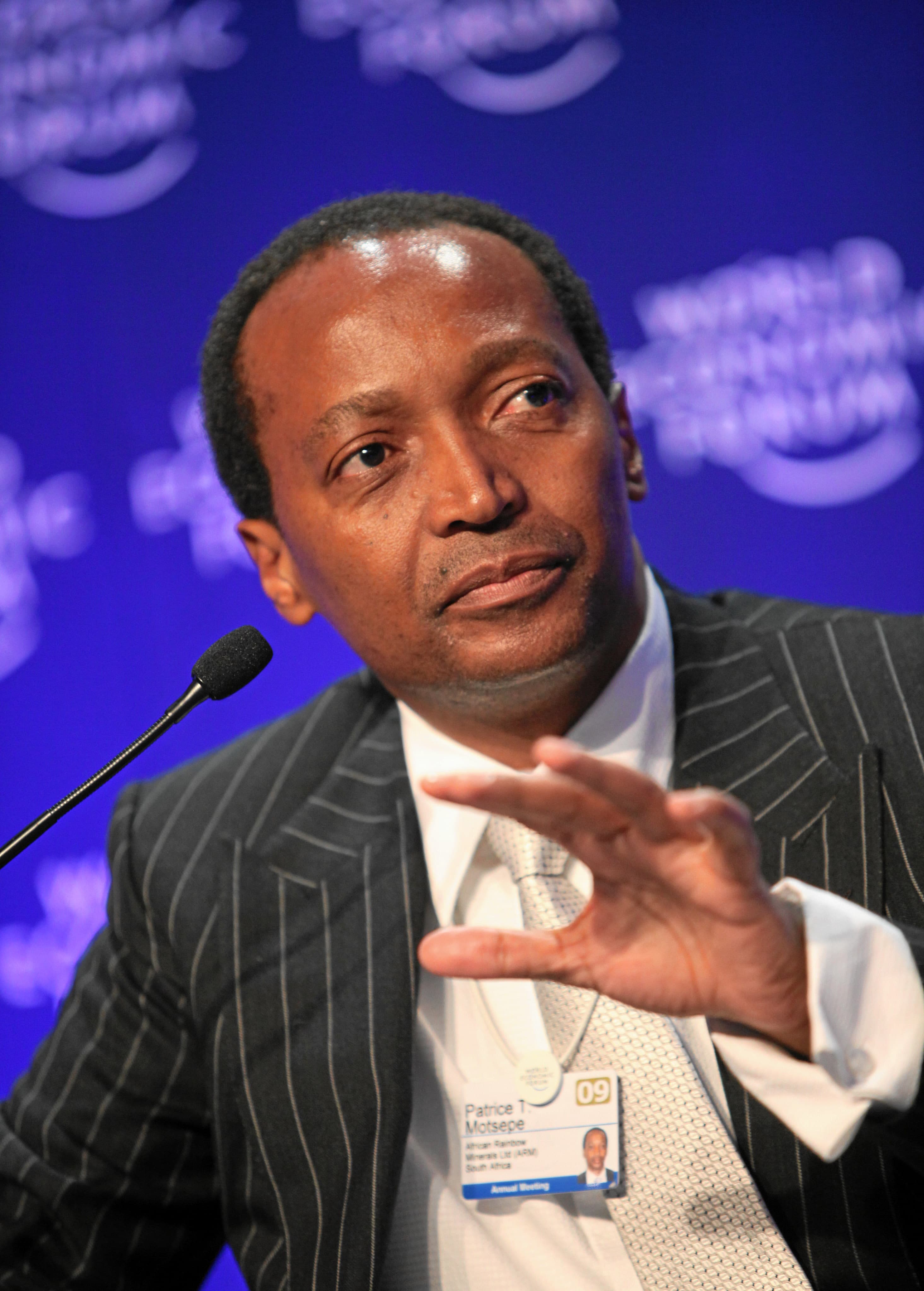Patrice Motsepe, founder of African Rainbow Minerals